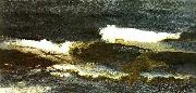 bruno liljefors branning oil painting on canvas